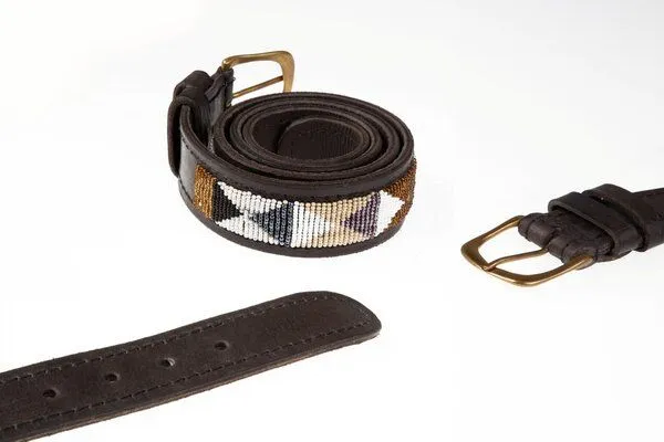 Africulture Africulture Ledergürtel Massai "Karibu", Unisex – Produktbild 2 von 2