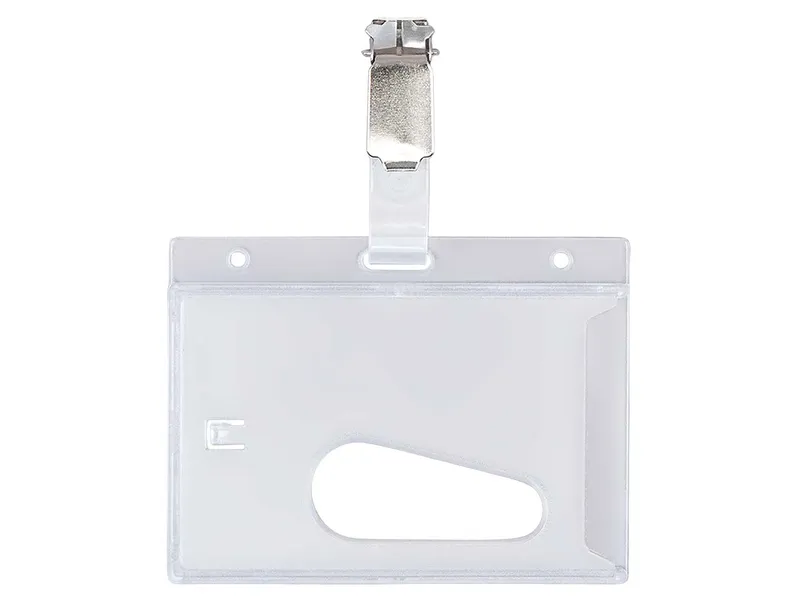 Avery Zweckform Avery Zweckform 25 Kartenhalter mit Clip, 85 x 54 mm – Produktbild 2 von 3