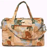 KIKOONI KIKOONI handgefertigte große Reisetasche " TRAVELER BAG ", Lucky leo beige, – Produktbild 1 von 1