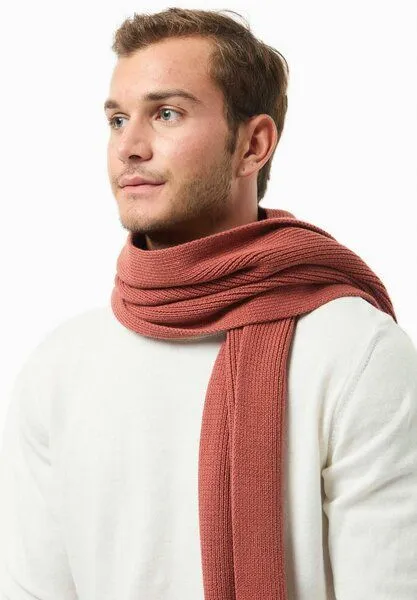 ORGANICATION ORGANICATION Unisex Strickschal aus Bio-Baumwolle, Cinnamon, – Produktbild 3 von 4