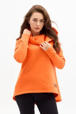 KOKOworld KOKOworld Hoodie Hug Me – Bio-Baumwolle – vielseitiger Pullover mit Kapuze & Rollkragen – warm, bequem & fair in der EU produziert – ideal für Alltag, Reisen & Homewear – Produktbild 1 von 1