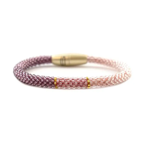 Sakiba Sakiba Armband Svelte Tricolor, Koralle-violett, – Produktbild 1 von 4
