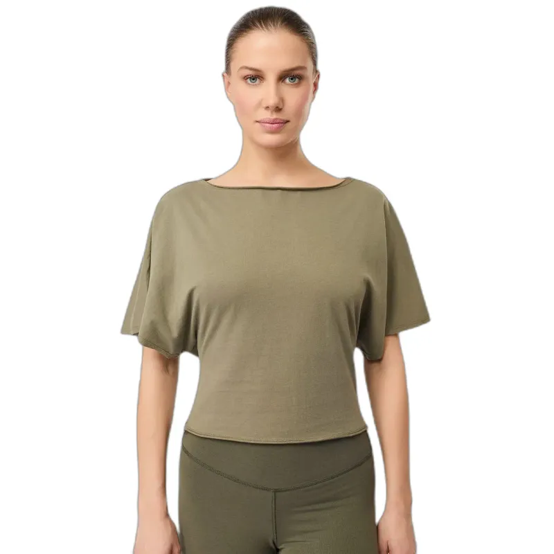 mandala Damen T-Shirt Mandala Back Bow, Vert, – Produktbild 1 von 1