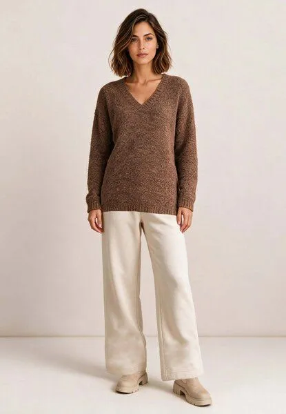 LANA Organic LANA Organic Wollpullover, Modell Jana, Toffee, – Produktbild 3 von 4
