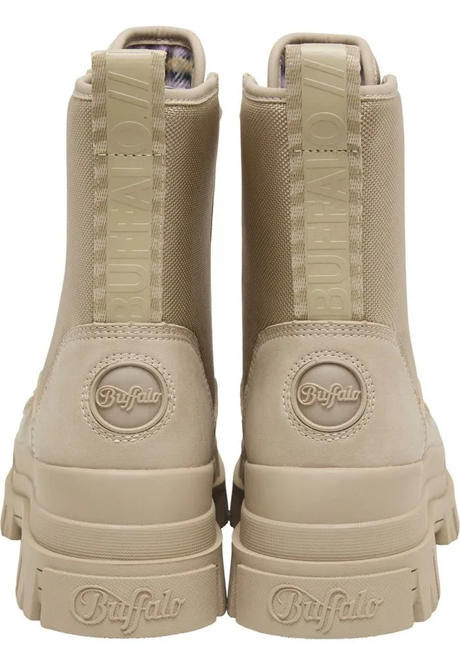 Buffalo Buffalo ASPHA COM2 - VEGAN NAPPA/NYLON Stiefel, Beige, – Produktbild 2 von 5