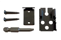 woodstore24 Anfangs- und Endclip für Holzterrassen mit seitl. Nut für unsichtbare Verschraubung, Edelstahl 20 Stück / Paket – Produktbild 1 von 1