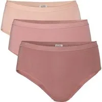 Living Crafts LIVING CRAFTS - Damen Slip, 3er-Pack - Pink (95% Bio-Baumwolle; 5% Elasthan), Nachhaltige Mode, Bio Bekleidung – Produktbild 1 von 1