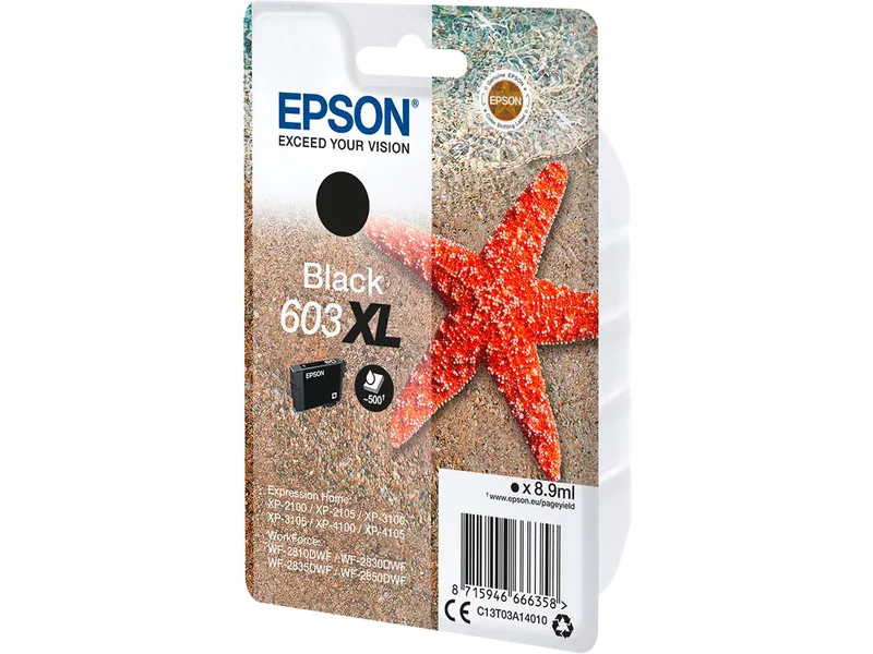 Epson Epson Tintenpatrone 603XL schwarz – Produktbild 1 von 3