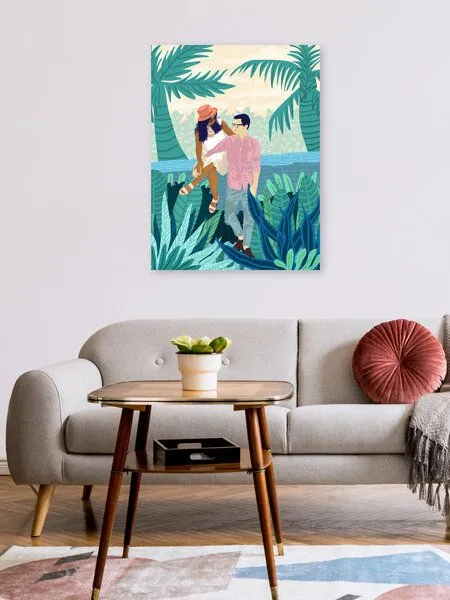 Photocircle Photocircle Poster / Leinwandbild - Tropical Romance – Produktbild 2 von 4