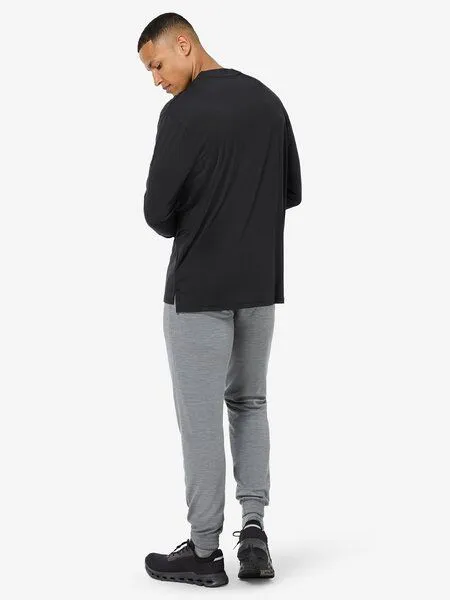 Super.Natural Super.Natural M Casual Rib Bio J LS für Herren, Jet black, – Produktbild 4 von 4