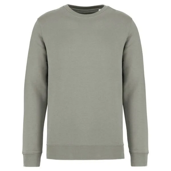 Greenspired Greenspired Umweltfreundliches Unisex-Sweatshirt mit Rundhalsausschnitt 350g/m² XXS - 4 XL (slimfit), Mandelgrün, – Produktbild 1 von 1