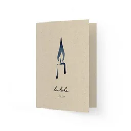 matabooks® matabooks® A6 Trauerkarte aus nachhaltigem Graspapier – Produktbild 1 von 1