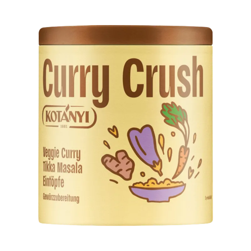 Kotanyi Kotanyi Everyday Curry Crush, Gewürzzubereitung für Curry, Tikka Masala, Eintöpfe, 70g – Produktbild 1 von 1