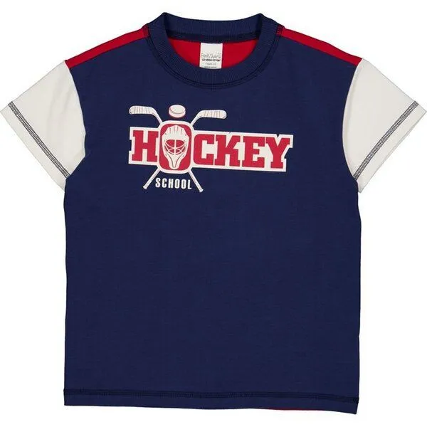 Fred's World by Green Cotton Fred's World by Green Cotton Kurzam - T-Shirt Hockey, Navy, – Produktbild 1 von 1