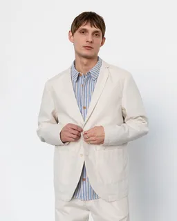 Rotholz Rotholz Herren vegan Blazer Casual Waffle Sand – Produktbild 1 von 1