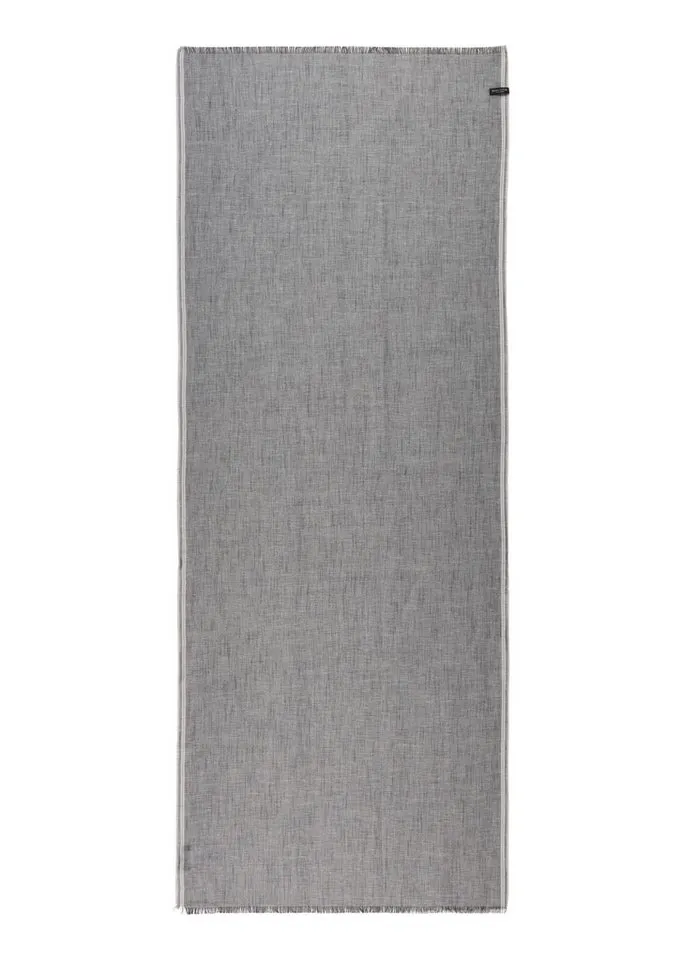 Marc O'Polo Marc O'Polo Schal aus Leinen und Bio-Baumwolle, Schwarz, – Produktbild 2 von 5