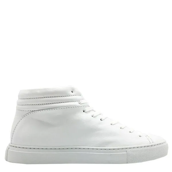 nat-2 hoher Sneaker aus Leder "nat-2 Sleek all white" in weiß – Produktbild 1 von 4
