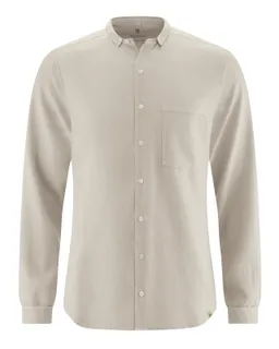 HempAge Hempage Herren vegan Langarmshirt Thistle In Beige – Produktbild 1 von 1