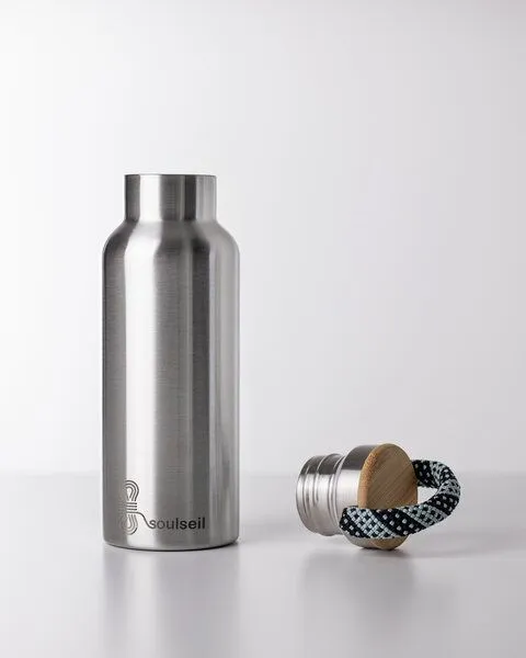 soulseil soulseil Thermo-Trinkflasche, Schwarz, – Produktbild 3 von 4