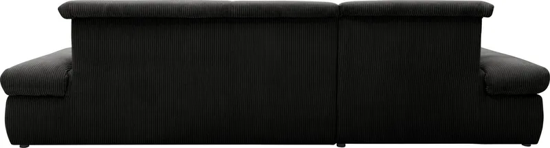 DOMO collection Ecksofa MORIC 300x172 cm, XXL-Sofa mit viel Platz, L-Form, auch in Cord, wahlweise mit Bettfunktion und Armteilverstellung, Cord, Grau, – Produktbild 8 von 8