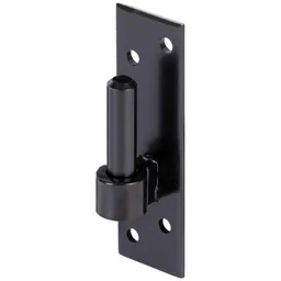 Alberts ALBERTS Kloben auf Platte, KTL schwarz, Dorn Ø14 mm, Abstand 12 mm, Platte HxB130x40 mm – Produktbild 1 von 1