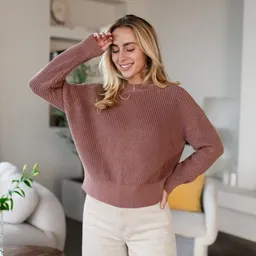 NORDLICHT NORDLICHT Grobstrick Pullover aus 100% Baumwolle MARA – Produktbild 1 von 1