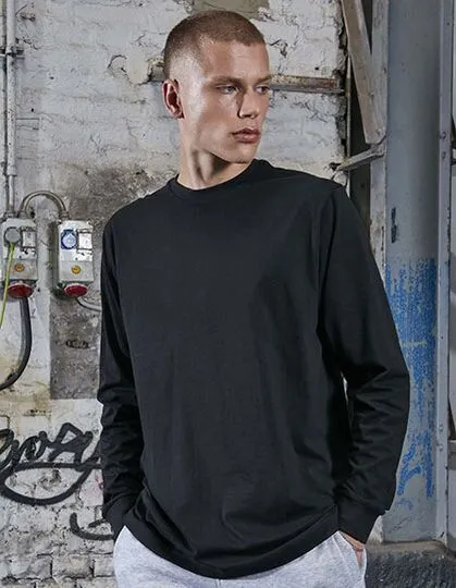 Build Your Brand Build Your Brand Unisex Damen Herren Long Sweater Pullover langes Sweatshirt, White, – Produktbild 3 von 3
