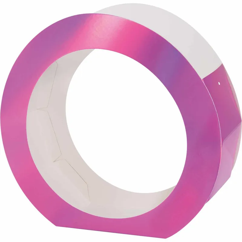 folia folia Laternenrohlinge Metallic-Karton 19cm 5 Stück Pink, Pink, – Produktbild 1 von 1