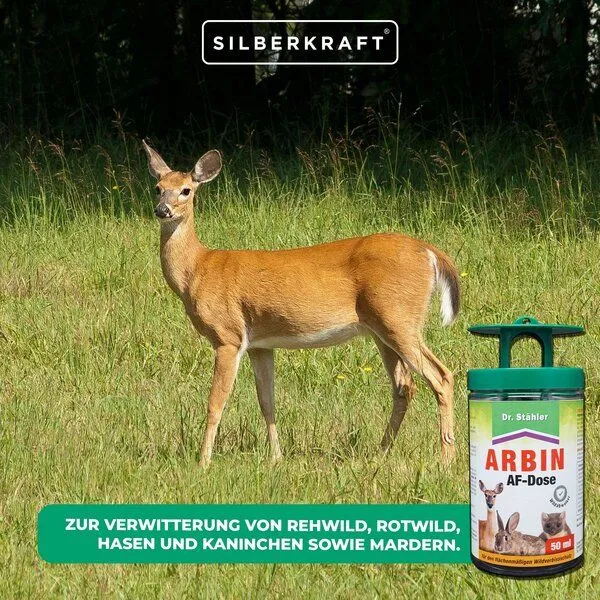 Silberkraft Silberkraft Arbin AF Dose: Effektive Wildabwehr vor Rehwild, Rotwild, Hasen, Kaninchen und Mardern – Produktbild 3 von 4