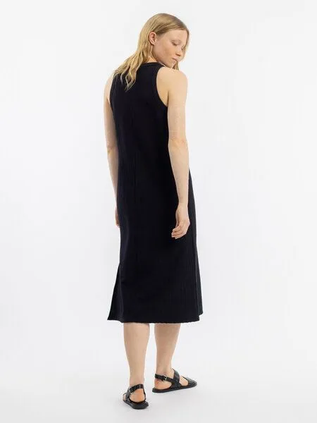 Rotholz Rotholz Sommerkleid - Knit - aus Bio-Baumwolle, Schwarz (black), – Produktbild 3 von 4