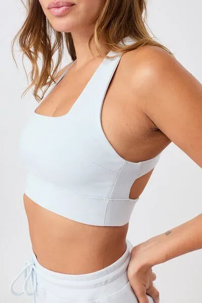 mandala Mandala French Neck Bra, Baby blue (blau), – Produktbild 3 von 4