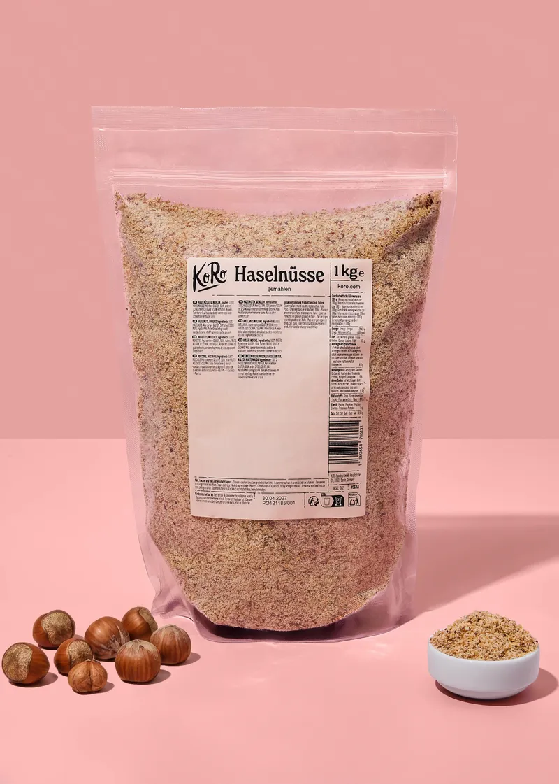 KoRo Gemahlene Haselnüsse 1 kg – Produktbild 1 von 5