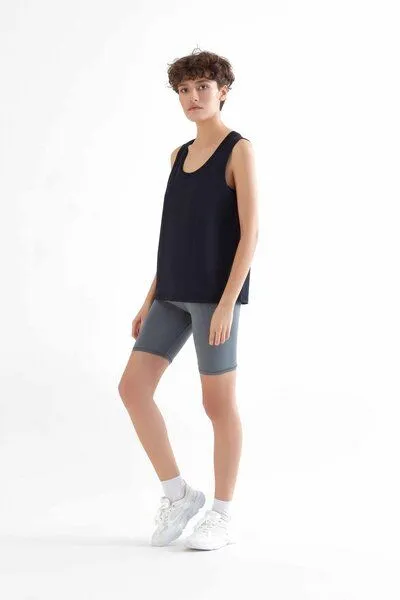 True North True North Damen Tank Top aus Bio-Baumwolle und Modal Unterhemd Top 1210, Schwarz, – Produktbild 2 von 3
