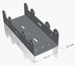 Two Hands BIO Two Hands BIO Doppelverbinder - Edelstahl – Produktbild 1 von 1