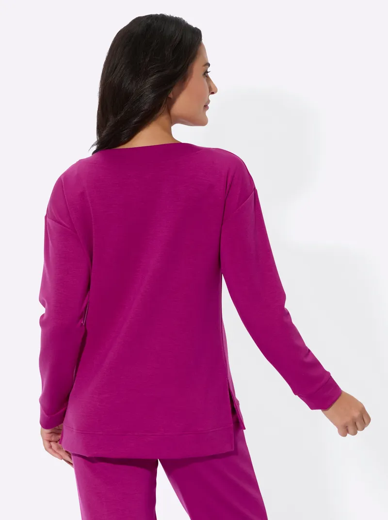 feel good Shirt magenta, Magenta, – Produktbild 2 von 2