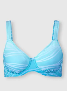 feel good Bikini aqua-mittelblau-bedruckt – Produktbild 1 von 1
