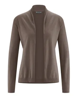 HempAge Hempage Damen vegan Leichte Strickjacke Staubbraun – Produktbild 1 von 1