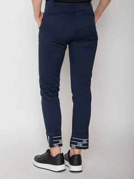 GreenBomb GREENBOMB Basic Splendid - Gemütliche Chino aus Bio-Baumwoll Mix / GOTS / Fair & Vegan, Blau (standard navy), – Produktbild 3 von 4
