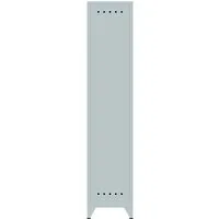 Bisley BISLEY Spind "Fern Locker" 3 Fachböden, B38xT51xH180cm, lichtgrau – Produktbild 1 von 1
