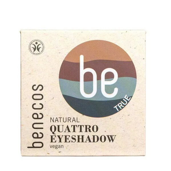 Benecos Benecos Natural Quattro Eyeshadow true blue 8 g – Produktbild 4 von 7