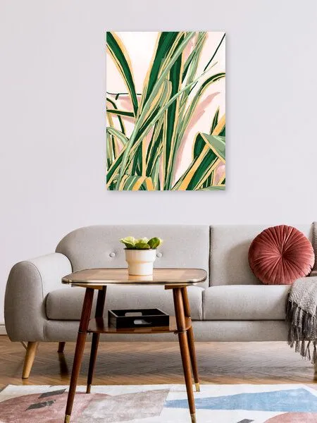 Photocircle Photocircle Poster / Leinwandbild - Blush Botanical Unfolding – Produktbild 2 von 4