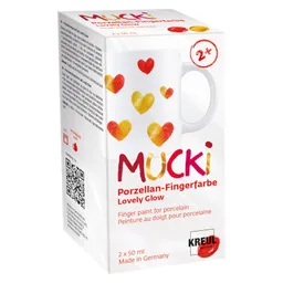 KREUL KREUL MUCKI Porzellan-Fingerfarbe Set Lovely Glow – Produktbild 1 von 1