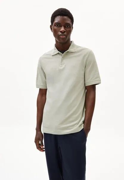 ARMEDANGELS ARMEDANGELS MAARIO - Herren Polo T-Shirt aus Bio-Baumwolle, Seagreen, – Produktbild 1 von 4