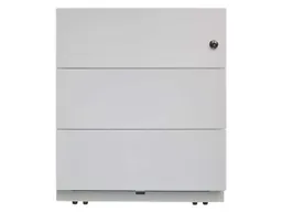 Bisley Bisley Rollcontainer "Note" mit 3 Schubladen T 56,5 cm lichtgrau – Produktbild 1 von 1