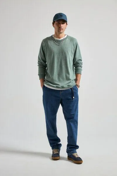 Trendsplant Trendsplant Essential Lightweight Sweatshirt Salty Green, Grün, – Produktbild 3 von 4