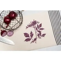Hirschkind Hirschkind Bio- & Fair-Trade - Geschirrtuch 'Holunder' naturfarben – Produktbild 1 von 1