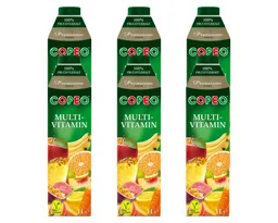 Copeo Saft, COPEO Multivitaminsaft enthält Früchte und Vitamine 1000ml 6er Pack – Produktbild 1 von 1