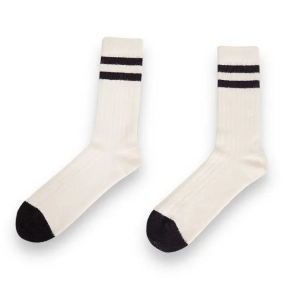 Suite 13 Lab Suite 13 Lab Retro-Wollsocken, Weiß, – Produktbild 1 von 2