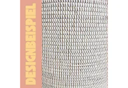 Maishameanslife Maishameanslife Wäschekorb Senegal M - Stripes weiß, Handgeflochtener Wäschekorb aus traditionellem Kunsthandwerk – Produktbild 1 von 1
