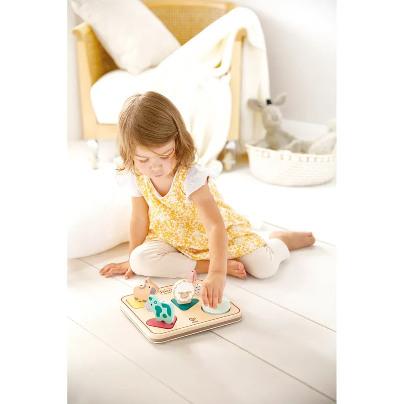 Hape Hape Puzzle Tiergeräusche Tom, Mehrfarbig, – Produktbild 1 von 2